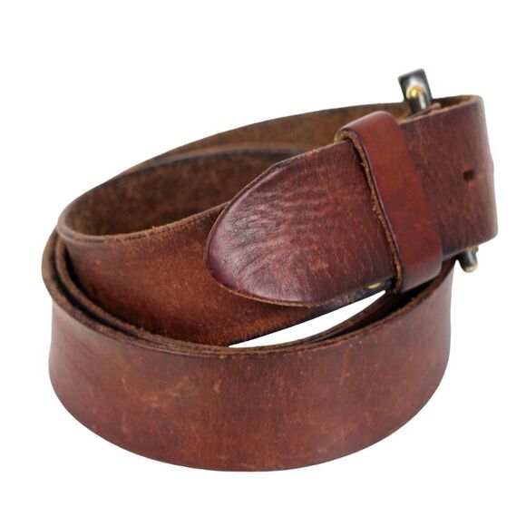 Levi's SADDLE BROWN GENUINE LEATHER 1.5"Wd CASUAL DRESS MEN'S BELT Sz 38/95 (34D - Picture 5 of 14